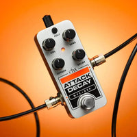 Electro-Harmonix Pico Attack Decay Pedal on an Orange Background