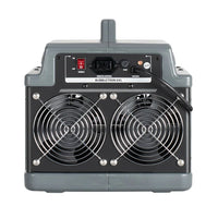 Rear view of Eliminator Lighting Bubbletron EXL Bubble Machine on white background