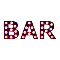 Front view of Eliminator Lighting Decor BAR Mini on white background