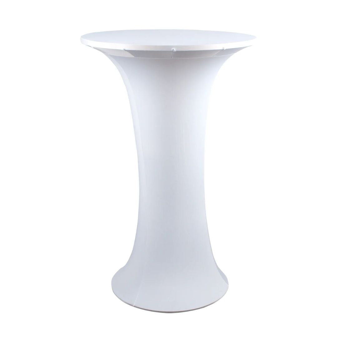 Front view of Eliminator Lighting Decor Cocktail Table with Scrim on white background