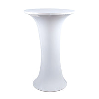 Front view of Eliminator Lighting Decor Cocktail Table with Scrim on white background