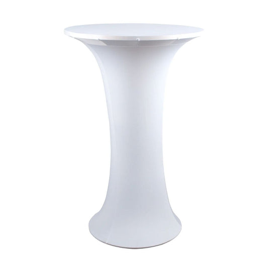Front view of Eliminator Lighting Decor Cocktail Table with Scrim on white background