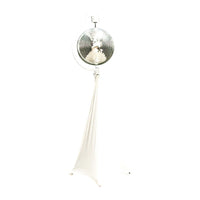 Front view of Eliminator Lighting Decor MBSK Mirror Ball Stand with Motor on white background
