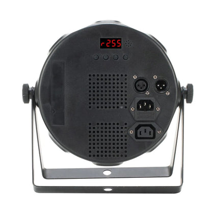 Rear view of Eliminator Lighting LP 12 HEX LED Par Wash on white background