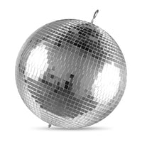 Front view of Eliminator Lighting M502EL 12" Mirror Ball on white background