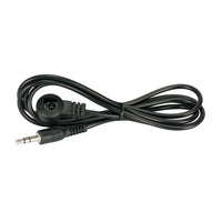 Front view of Eliminator Lighting MBDMX-PLUS Heavy-Duty DMX Mirror Ball Motor included cable on white background