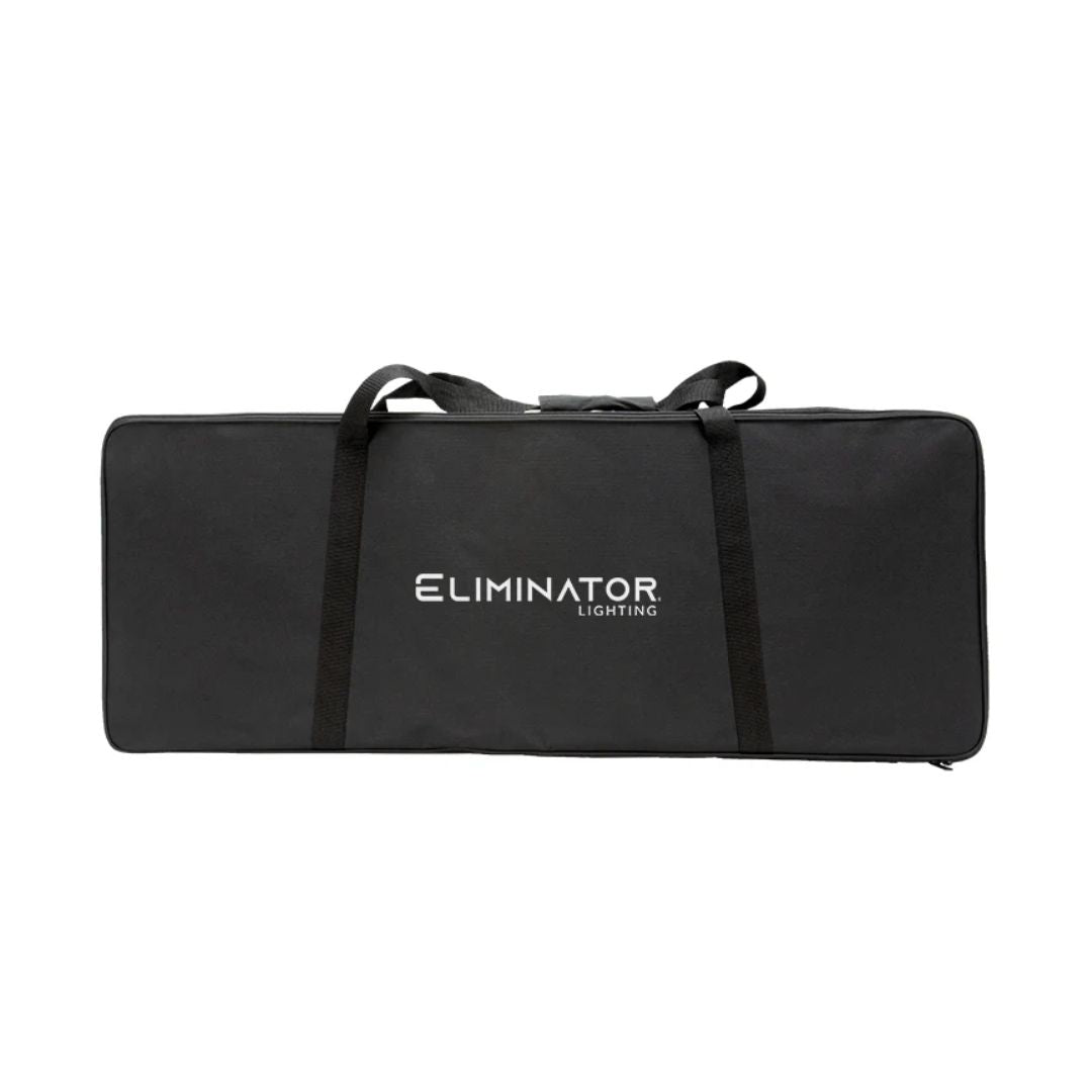 Carrying case of Eliminator Lighting Mini Par Bar on white background