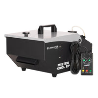 Angled front view of Eliminator Lighting Mister Kool EP Fog Machine on white background
