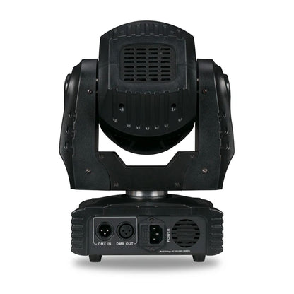 Rear view of Eliminator Lighting Stealth Spot LED Moving Light Head on white background