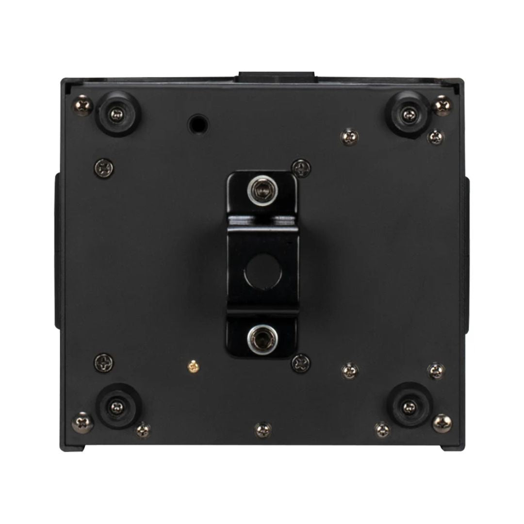 Front view of included omega bracket for Eliminator Lighting Stinger Spot 30 on white background