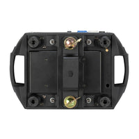Bottom view of Eliminator Lighting Stryker Wash Moving Head on white background