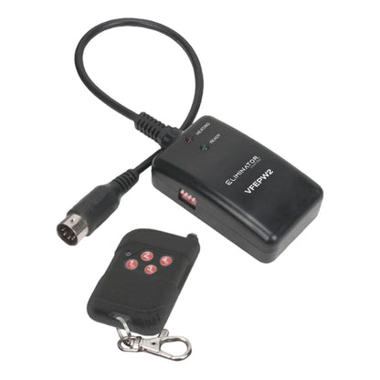 Eliminator Lighting VF1300 EP Wireless Fog Machine VFEPW2 Wireless Remote on white background
