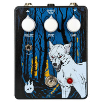 Front view of Evil Eye FX Warg Pedal on white background