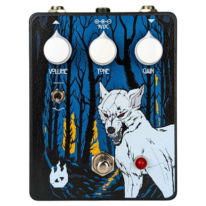 Front view of Evil Eye FX Warg Pedal on white background