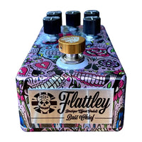 Front view of Flattley Bass Chief Bass Overdrive Pedal on white background