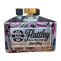 Front view of Flattley Bass Chief Bass Overdrive Pedal on white background