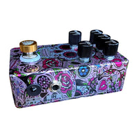 Right side view of Flattley Bass Chief Bass Overdrive Pedal on white background