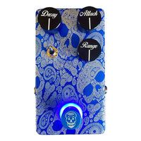 Top view of Flattley Bass Filtron Bass Envelope Filter Pedal on white background