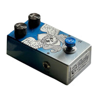 Angled top view of Flattley Bass Valkyrie Bass Vintage Chorus Pedal on white background