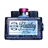 Front view of Flattley DG Fuzz Pedal on white background