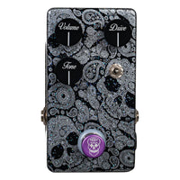 Top view of Flattley Revolution Dynamic Overdrive Pedal on white background