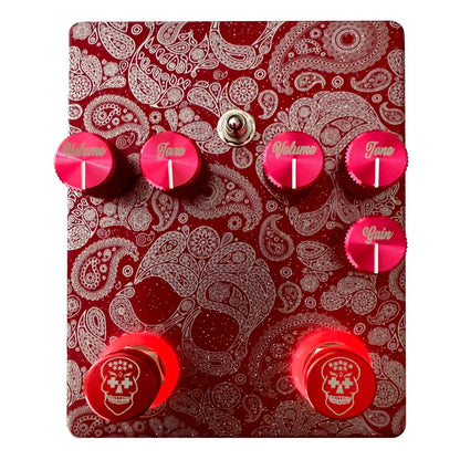 Front view of Flattley The Outlaw Pedal on white background