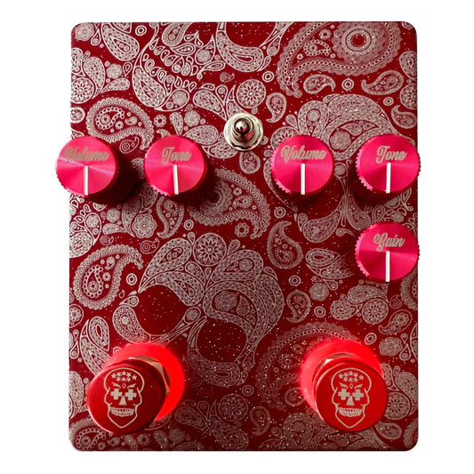 Front view of Flattley The Outlaw Pedal on white background