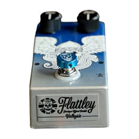 Front view of Flattley Valkyrie Vintage Chorus Pedal on white background