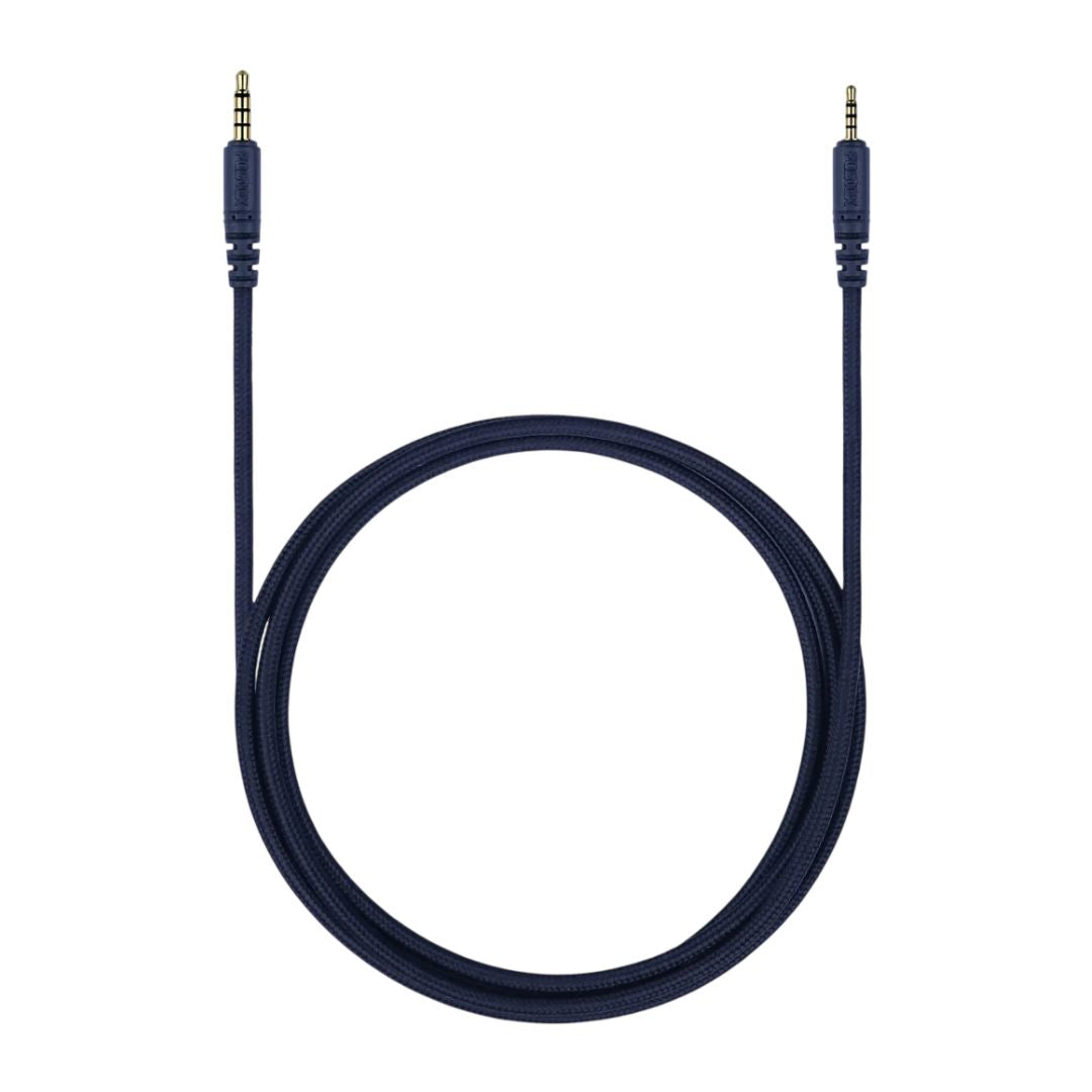 Coiled view of Fostex ET-RP2.5BL 2.5mm 4-Pole Balanced Cable on white background