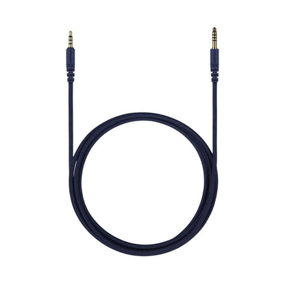 Coiled view of Fostex ET-RP4.4BL 4.4mm 5-Pole Balanced Cable on white background