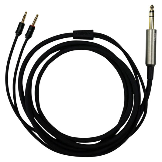 Coiled Fostex ET-TH2.0UB2Y Unbalanced Cable on white background