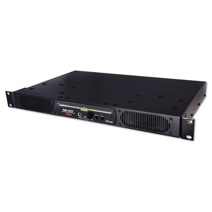 Angled view of Fostex RM-3DT Stereo Rack Monitor on white background