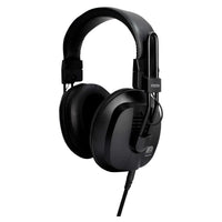Angled front view of Fostex T50RPmk4 RP Stereo Headphones on white background