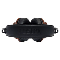 Top view of Fostex T60RPmk2CL RP Closed-Back Stereo Headphones on white background