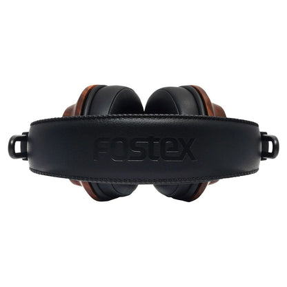 Top view of Fostex T60RPmk2CL RP Closed-Back Stereo Headphones on white background