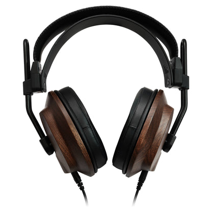 Front view of Fostex T60RPmk2 RP Semi-Open Stereo Headphones on white background