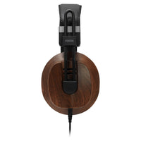 Side view of Fostex T60RPmk2 RP Semi-Open Stereo Headphones on white background