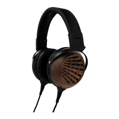 Angled view of Fostex TH616 Limited Edition Premium Open Back Audiophile Headphones on white background
