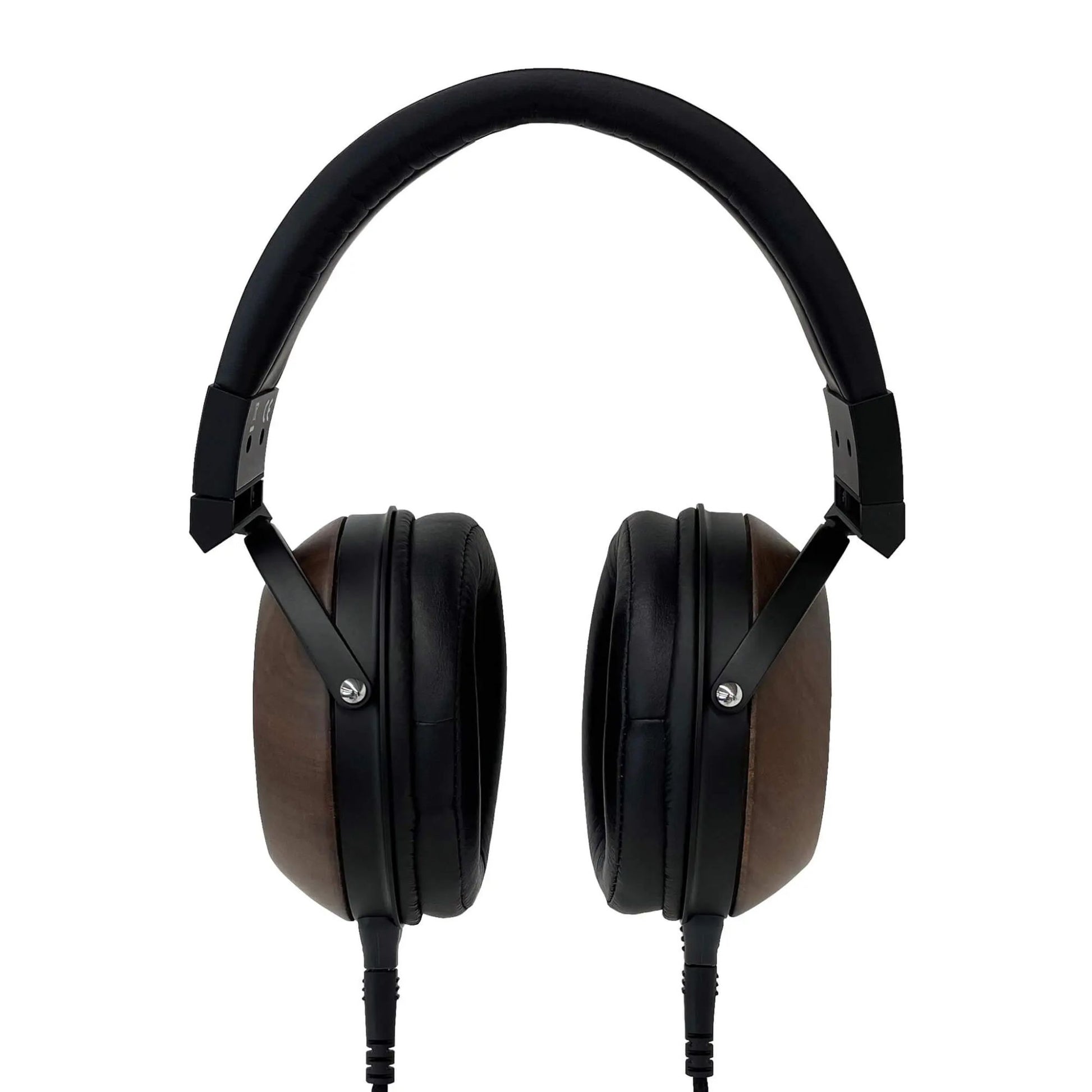 Front view of Fostex TH616 Limited Edition Premium Open Back Audiophile Headphones on white background