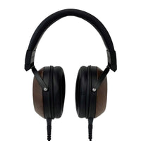 Front view of Fostex TH616 Limited Edition Premium Open Back Audiophile Headphones on white background