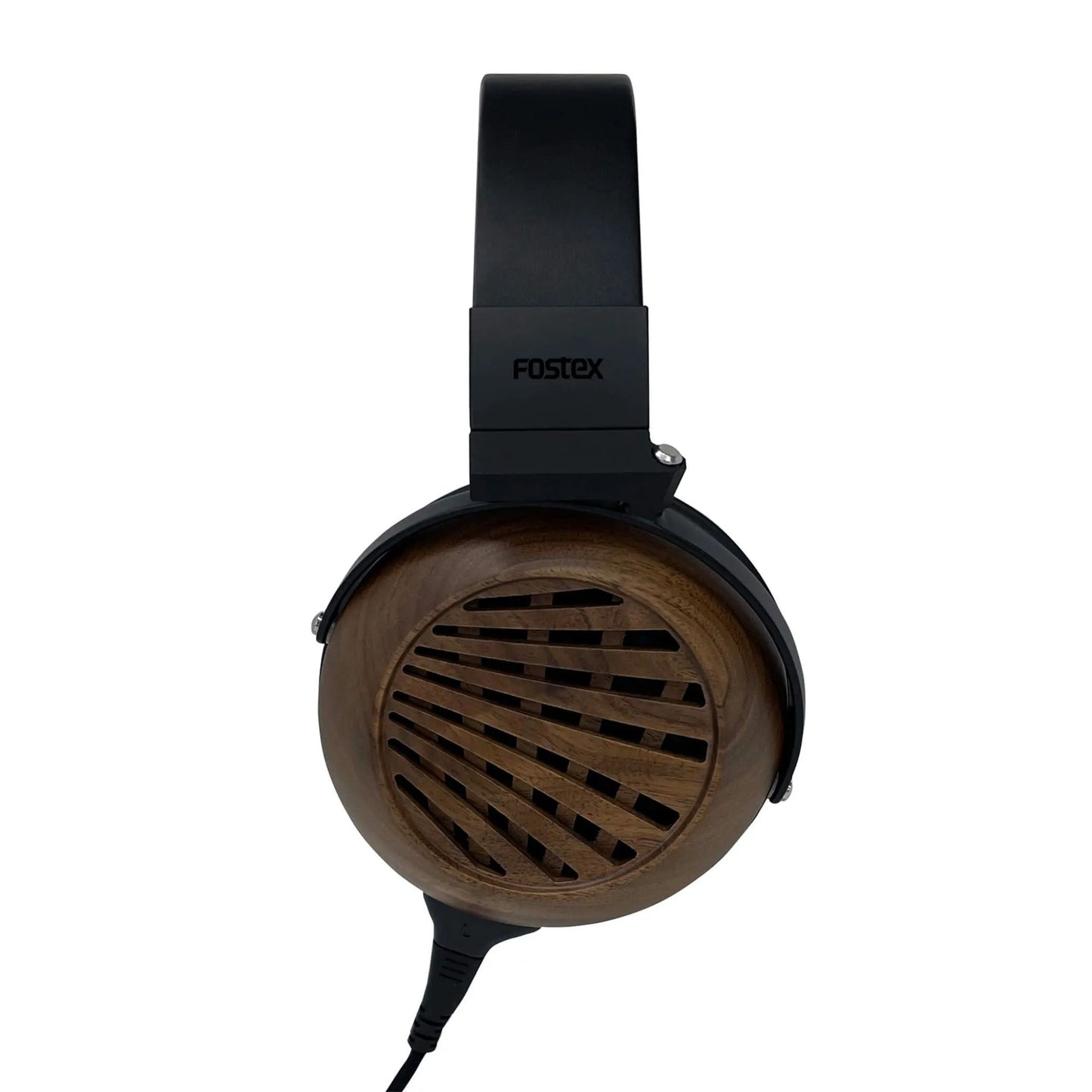 Side view of Fostex TH616 Limited Edition Premium Open Back Audiophile Headphones on white background