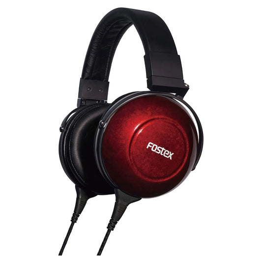 Angled view of Fostex TH900mk2LE Premium Headphones on white background