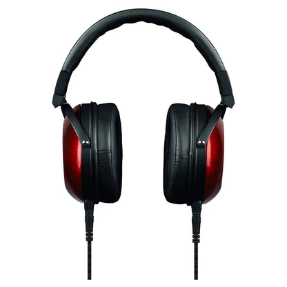 Front view of Fostex TH909LE Premium Headphones on white background