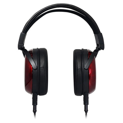 Front view of Fostex TH910 Premium Headphones on white background