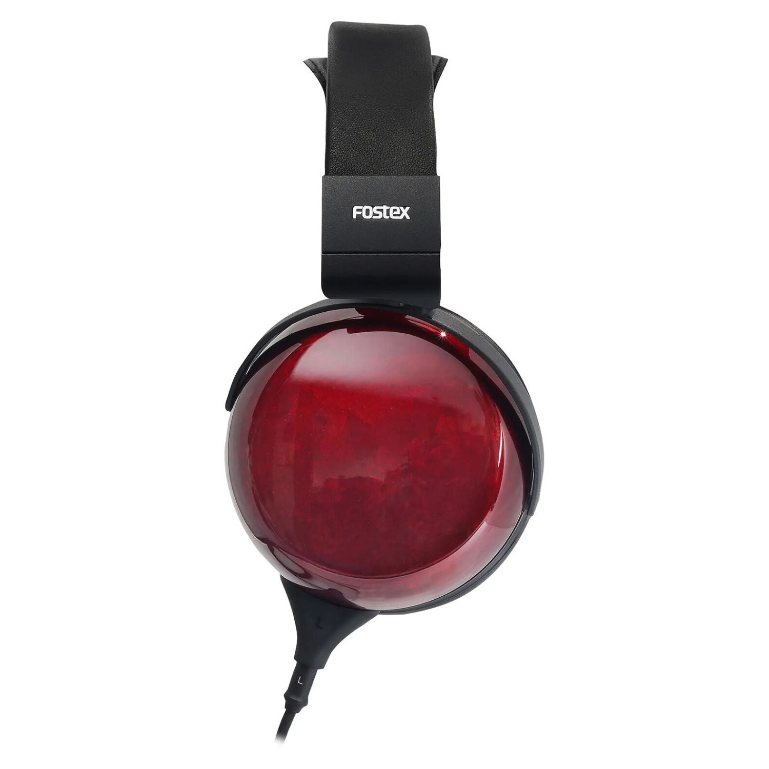 Side view of Fostex TH910 Premium Headphones on white background