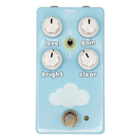 Front view of FruitFX CloudDriver Pedal on white background