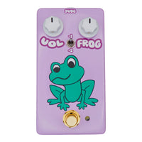 Front view of FruitFX Frog Monophonic Octave Down Pedal on white background
