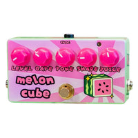 Front view of FruitFX Melon Cube Pedal on white background