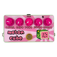 Front view of FruitFX Melon Cube Pedal on white background