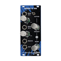 Front view of FwS Bring It On Ring Mod Eurorack Synth Module on white background